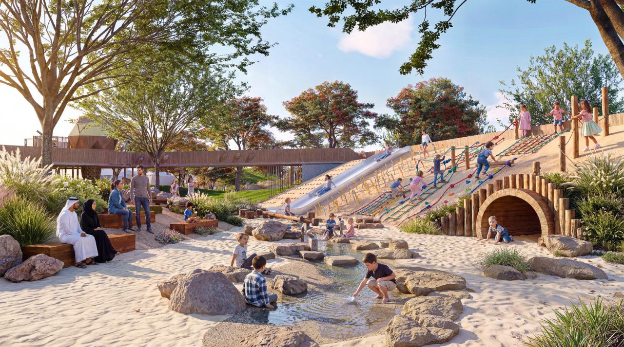 Azizi Florence Sharjah — the children's adventure playground and sand play