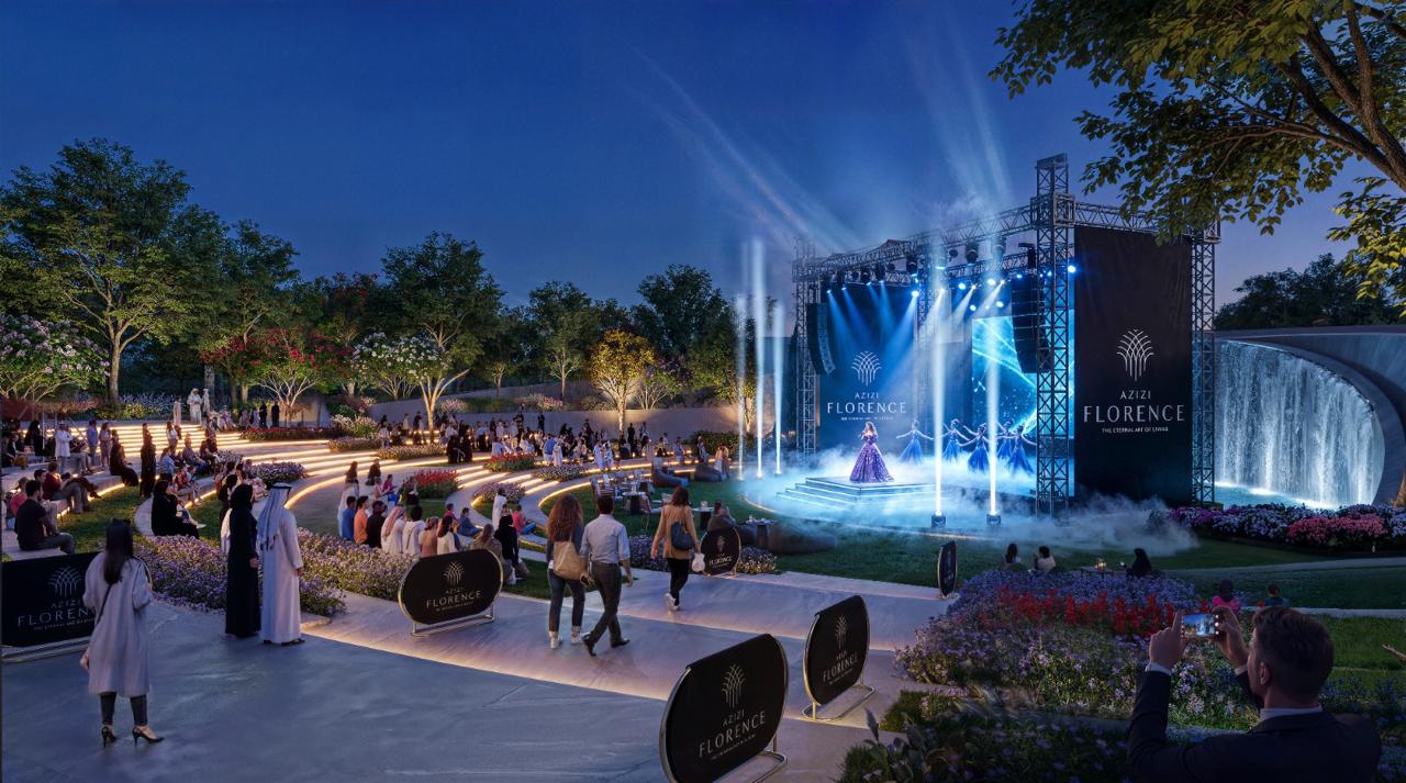 Azizi Florence Sharjah — an evening performance at the open-air amphitheatre