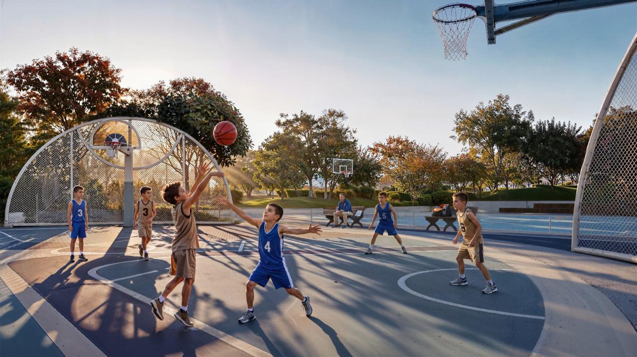 Azizi Florence Sharjah — the community basketball courts